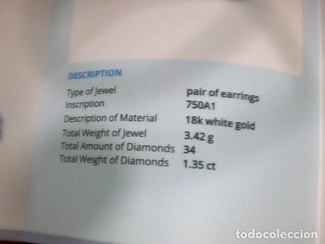 Joyeria: PENDIENTES ORO BLANCO Y DIAMANTES - Foto 11
