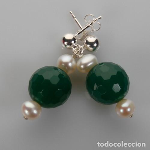Joyeria: PENDIENTES PARA MUJER DE PLATA Y PERLAS/. -1 - Foto 3