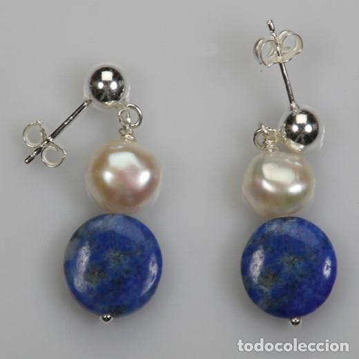 Joyeria: PENDIENTES PARA MUJER DE PLATA Y PERLAS/- R27 - Foto 1
