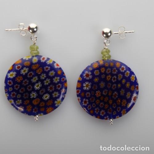 Joyeria: PENDIENTES PARA MUJER DE PLATA Y CRISTAL DE MURANO/-14 - Foto 1