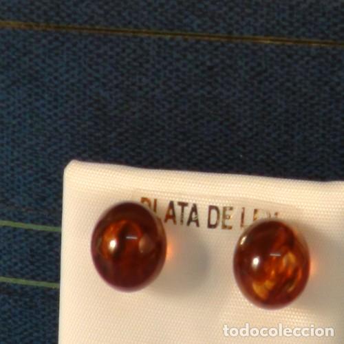 Joyeria: PENDIENTES PARA MUJER DE PLATA Y &Aacute;MBAR/-20 - Foto 2