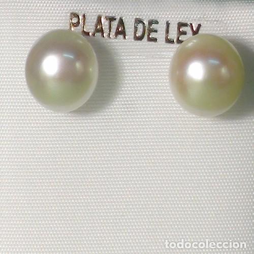Joyeria: PENDIENTES PARA MUJER DE PLATA Y PERLAS/- R23 - Foto 1
