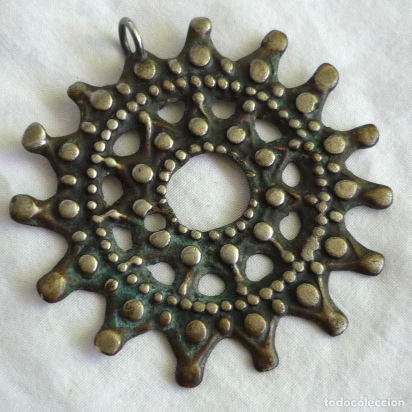Joyeria: Antiguo colgante grande de plata - Foto 1