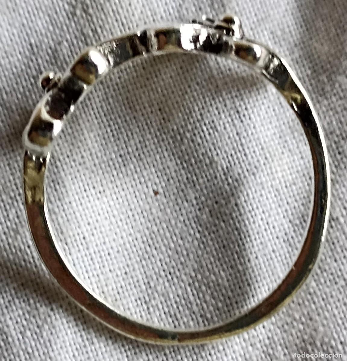 Joyeria: Anillo flores, talla 15 - Foto 3