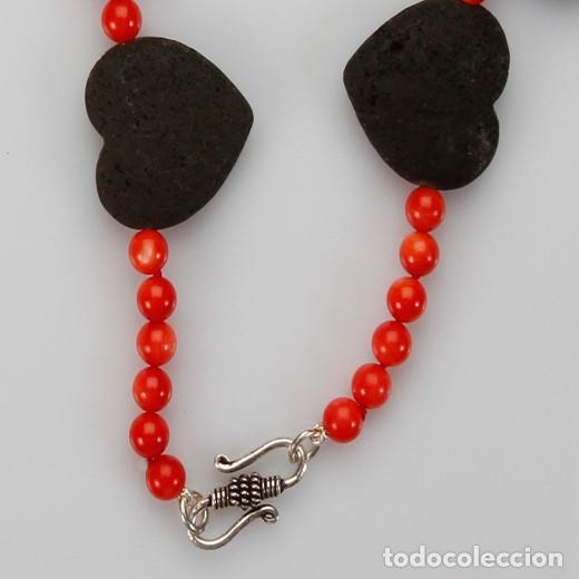 Joyeria: COLLAR-DE-MUJER-DE-NACAR-Y-LAVA - Foto 5