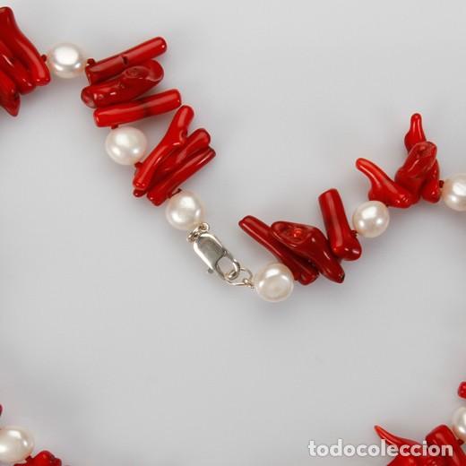 Joyeria: COLLAR-PARA-MUJER-DE-PERLAS-Y-CORAL - Foto 2