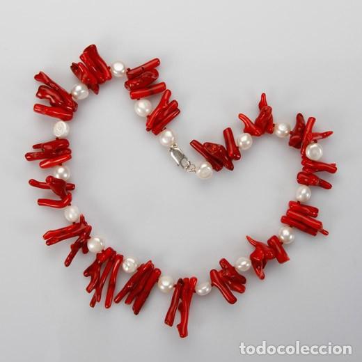 Joyeria: COLLAR-PARA-MUJER-DE-PERLAS-Y-CORAL - Foto 1