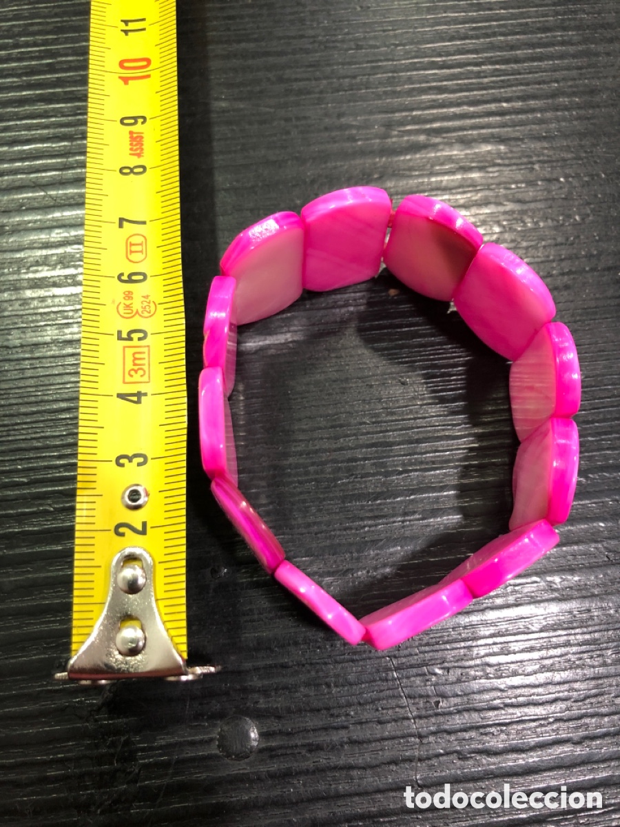 Joyeria: Pulsera de concha, color rosa (L64) - Foto 3