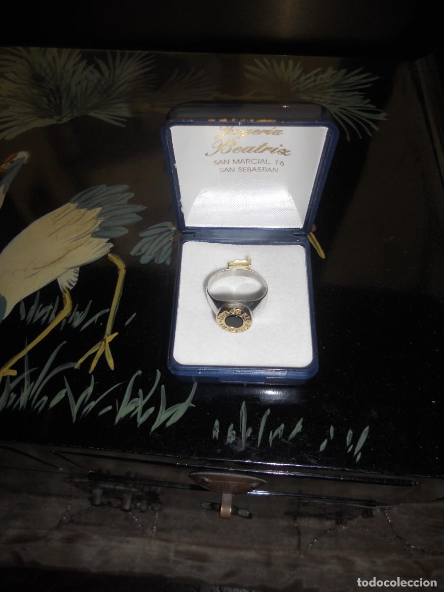 Joyeria: ANTIGUO ANILLO DE PLATA Y ORO - Foto 2