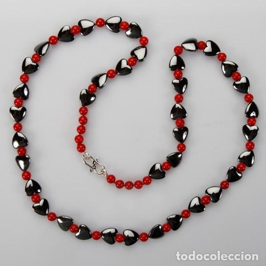 Joyeria: COLLAR-DE-MUJER-DE-CORAL-Y-PLATA - Foto 4