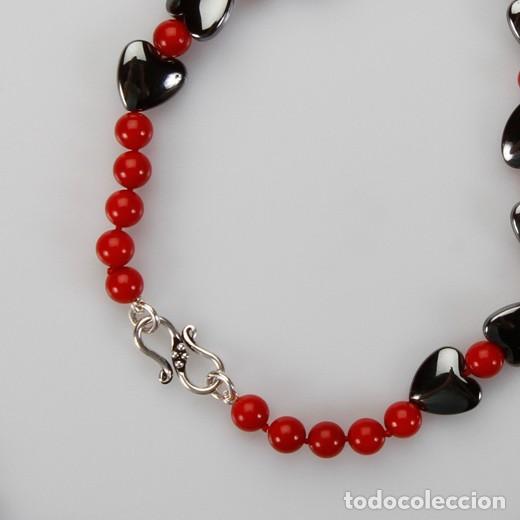 Joyeria: COLLAR-DE-MUJER-DE-CORAL-Y-PLATA - Foto 5