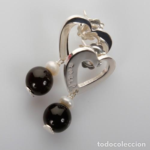 Joyeria: PENDIENTES-MUJER-DE-PLATA-Y-PERLAS - Foto 4