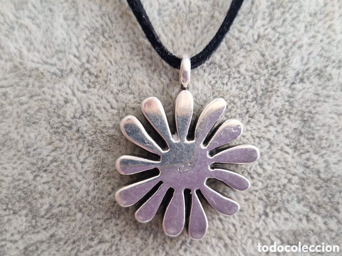 Joyeria: COLGANTE DE PLATA 925 Y CORDON TELA - Foto 2