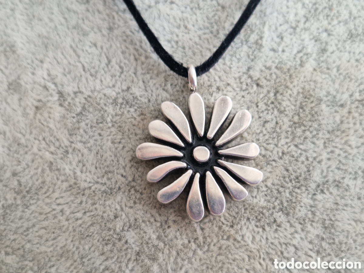 Joyeria: COLGANTE DE PLATA 925 Y CORDON TELA - Foto 3