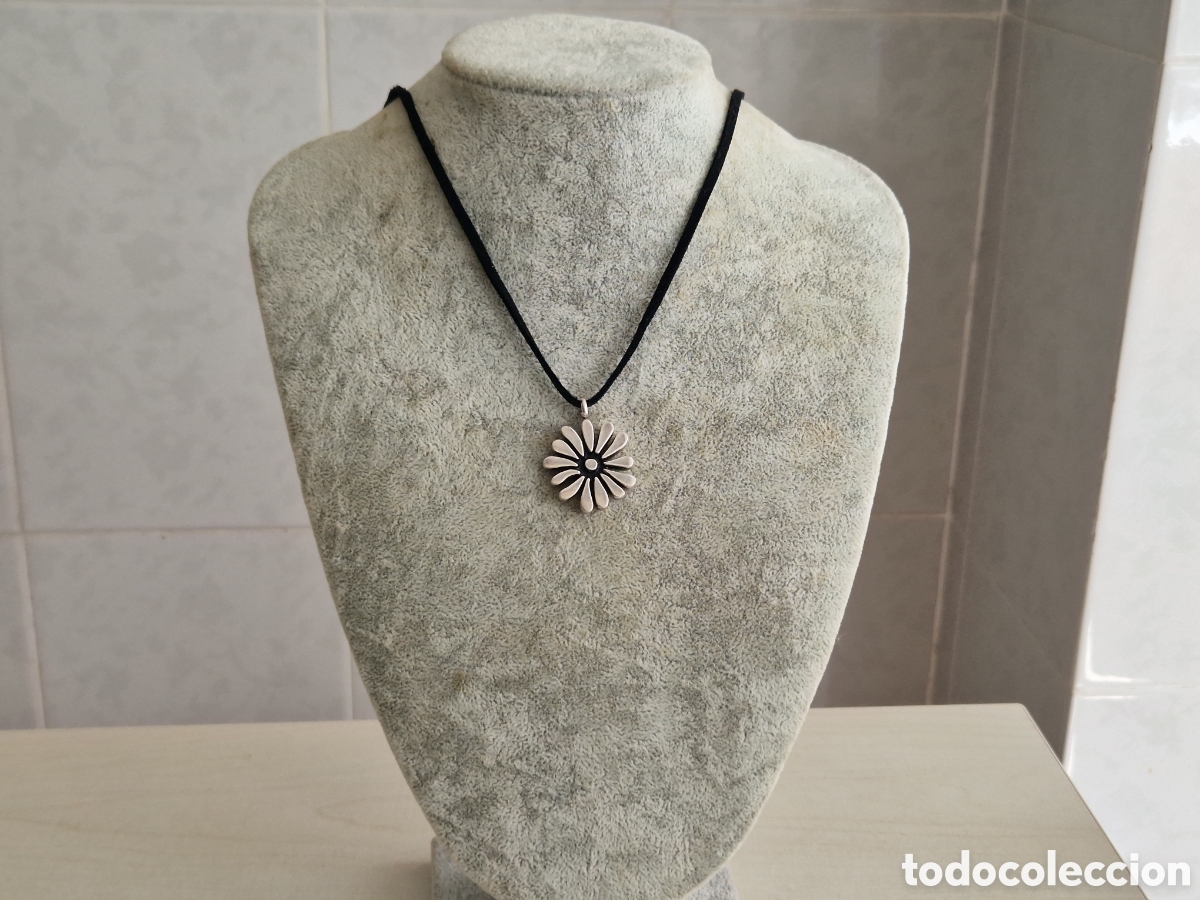 Joyeria: COLGANTE DE PLATA 925 Y CORDON TELA - Foto 5