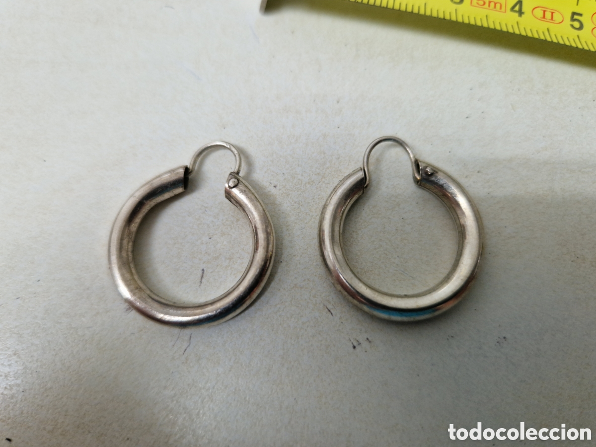 Joyeria: PENDIENTES DE PLATA DE LEY CONTRASTES - Foto 2