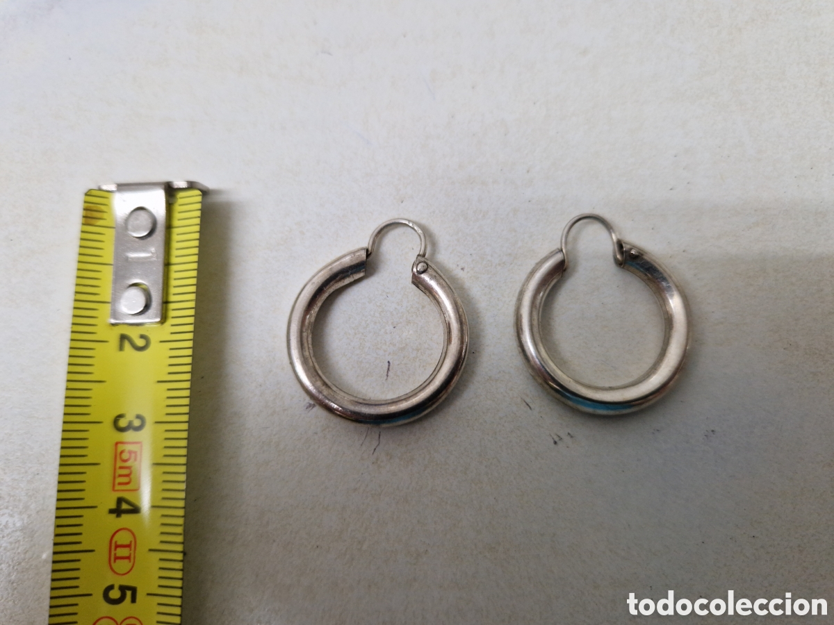 Joyeria: PENDIENTES DE PLATA DE LEY CONTRASTES - Foto 3