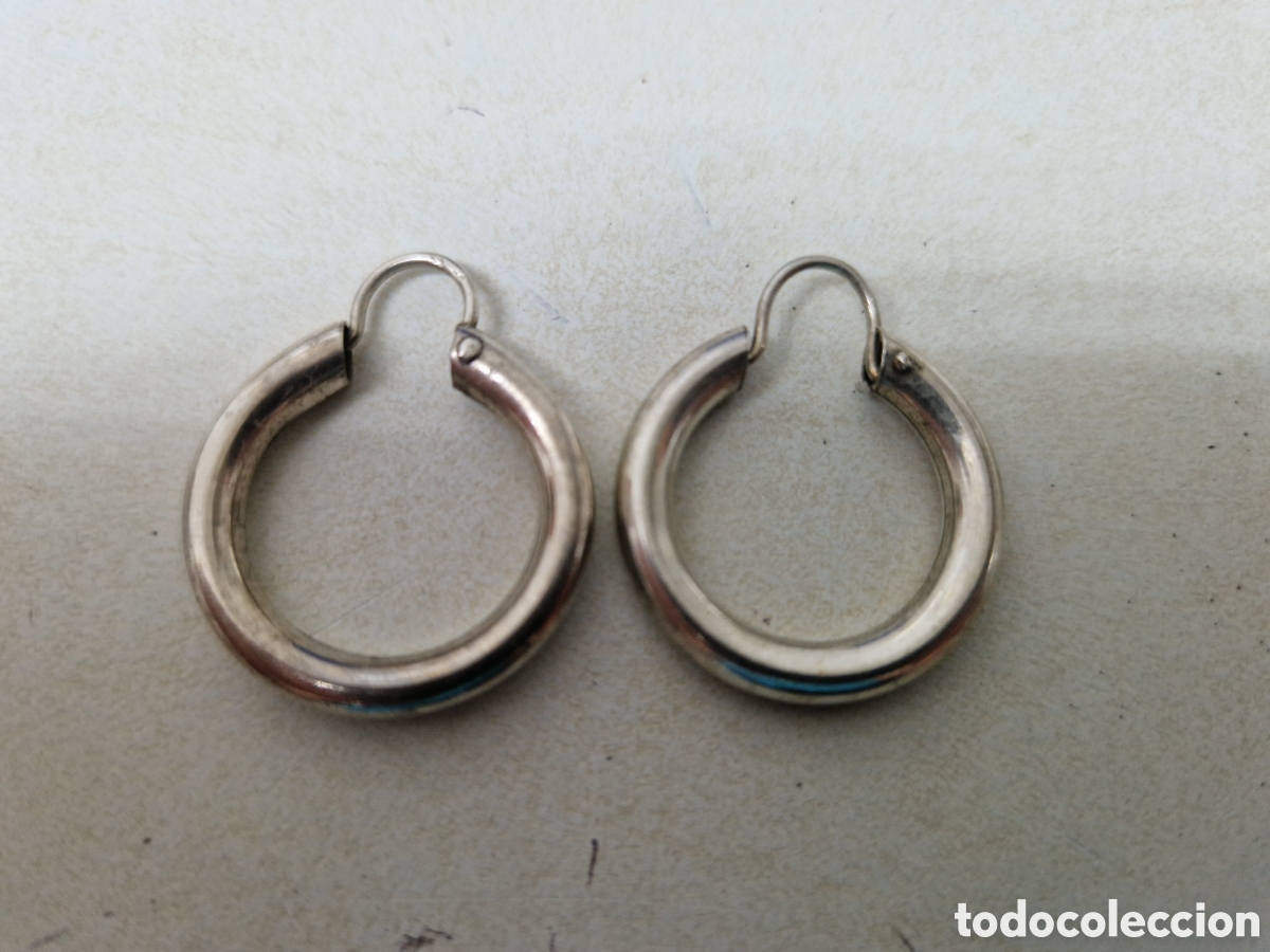 Joyeria: PENDIENTES DE PLATA DE LEY CONTRASTES - Foto 5