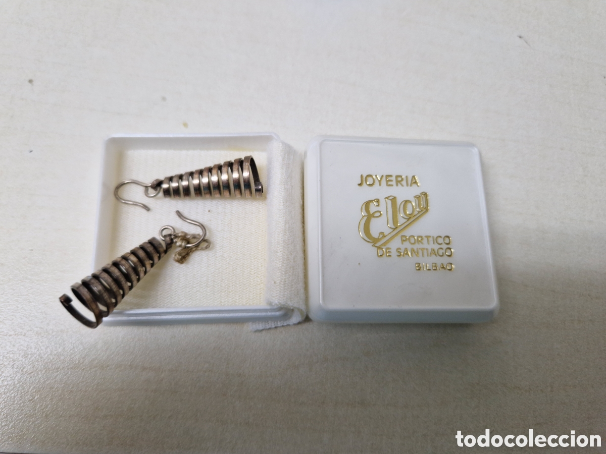 Joyeria: PENDIENTES DE PLATA DE LEY CONTRASTES - Foto 2