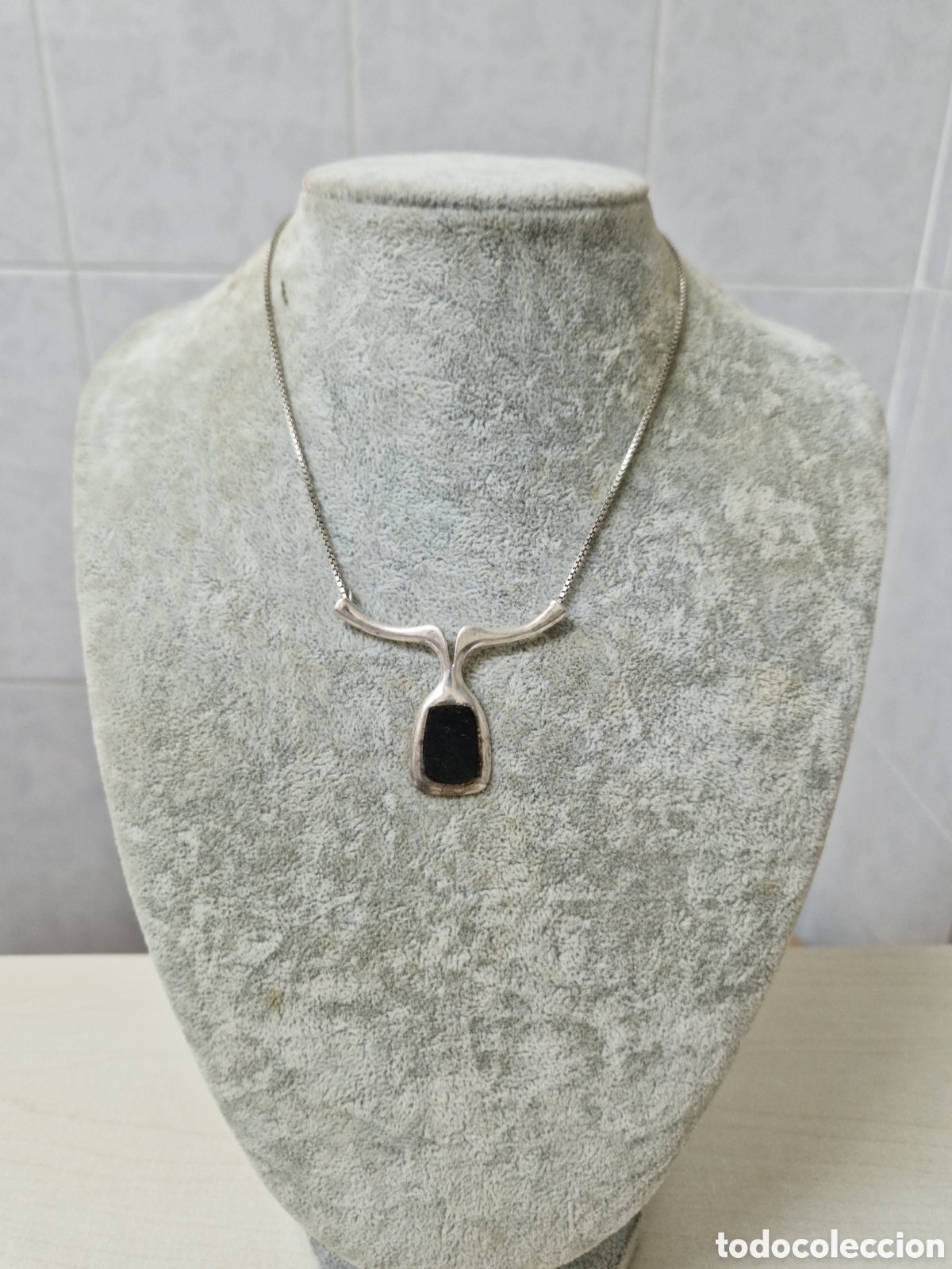 Joyeria: GARGANTILLA DE PLATA DE LEY CONTRASTES - Foto 2
