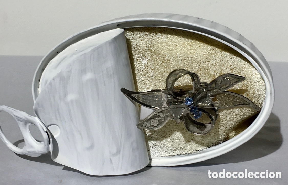 Joyeria: Broche. Vintage. Metal y malla. - Foto 1