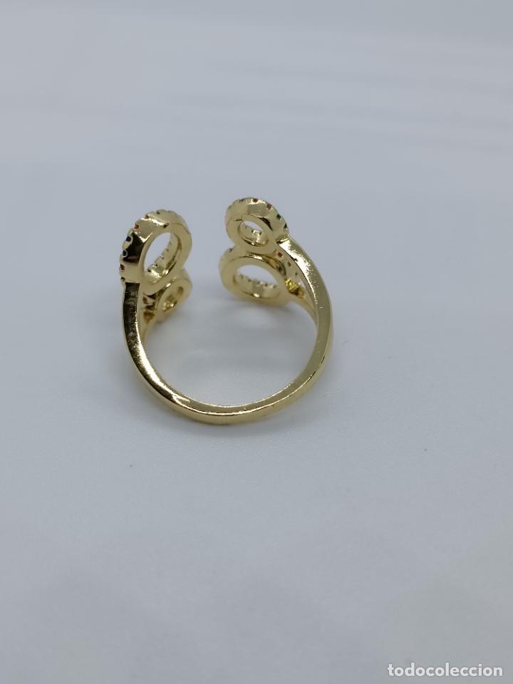 Joyeria: Sofisticado anillo en oro amarillo con turmalinas - Foto 6