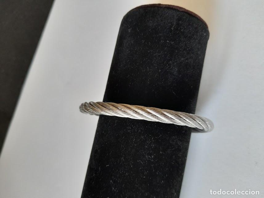 Joyeria: Brazalete tipo Fred cable acero y circonita. - Foto 5