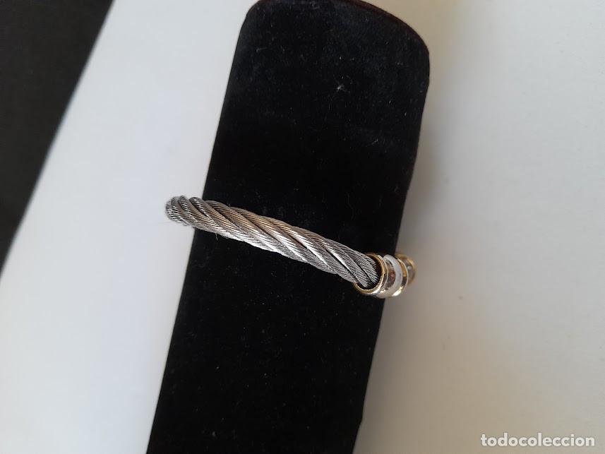 Joyeria: Brazalete tipo Fred cable acero y circonita. - Foto 6
