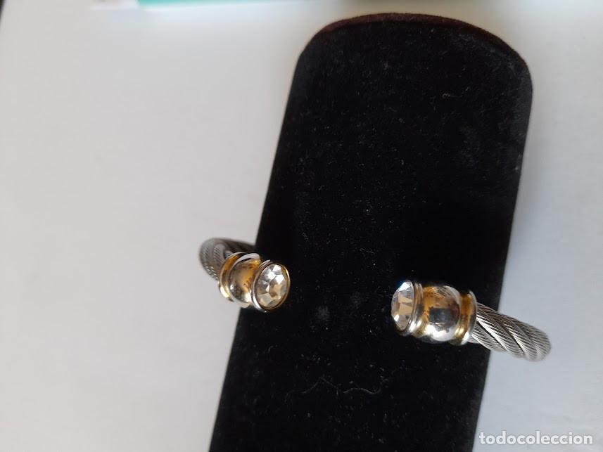 Joyeria: Brazalete tipo Fred cable acero y circonita. - Foto 7