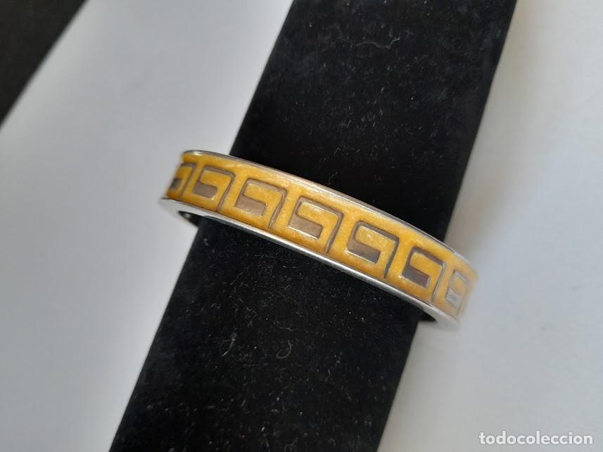 Joyeria: Brazalete tipo egypto con esmalte y acero - Foto 1