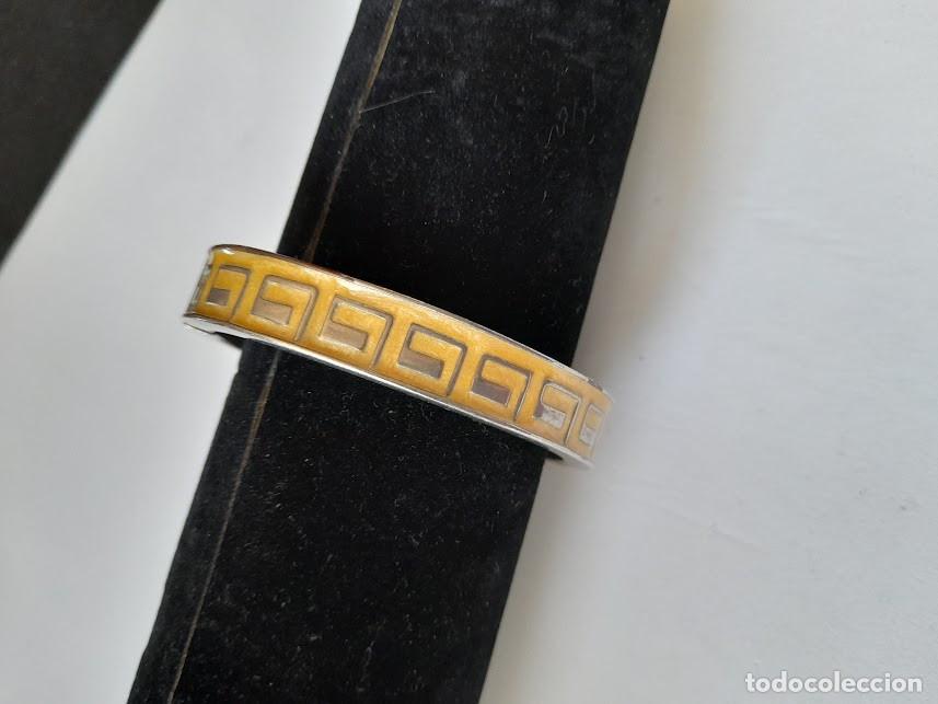 Joyeria: Brazalete tipo egypto con esmalte y acero - Foto 3