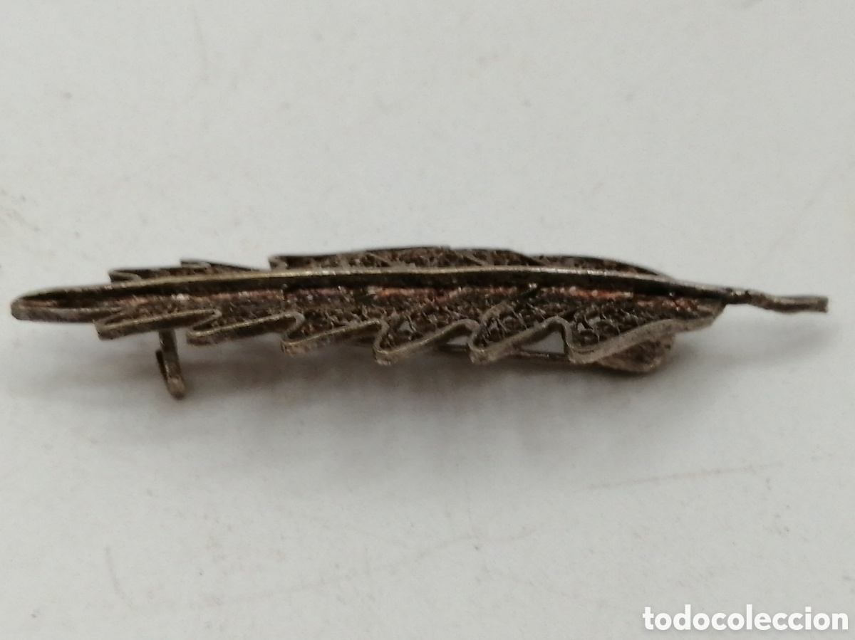 Joyeria: Broche filigrana metal plateado - Foto 4