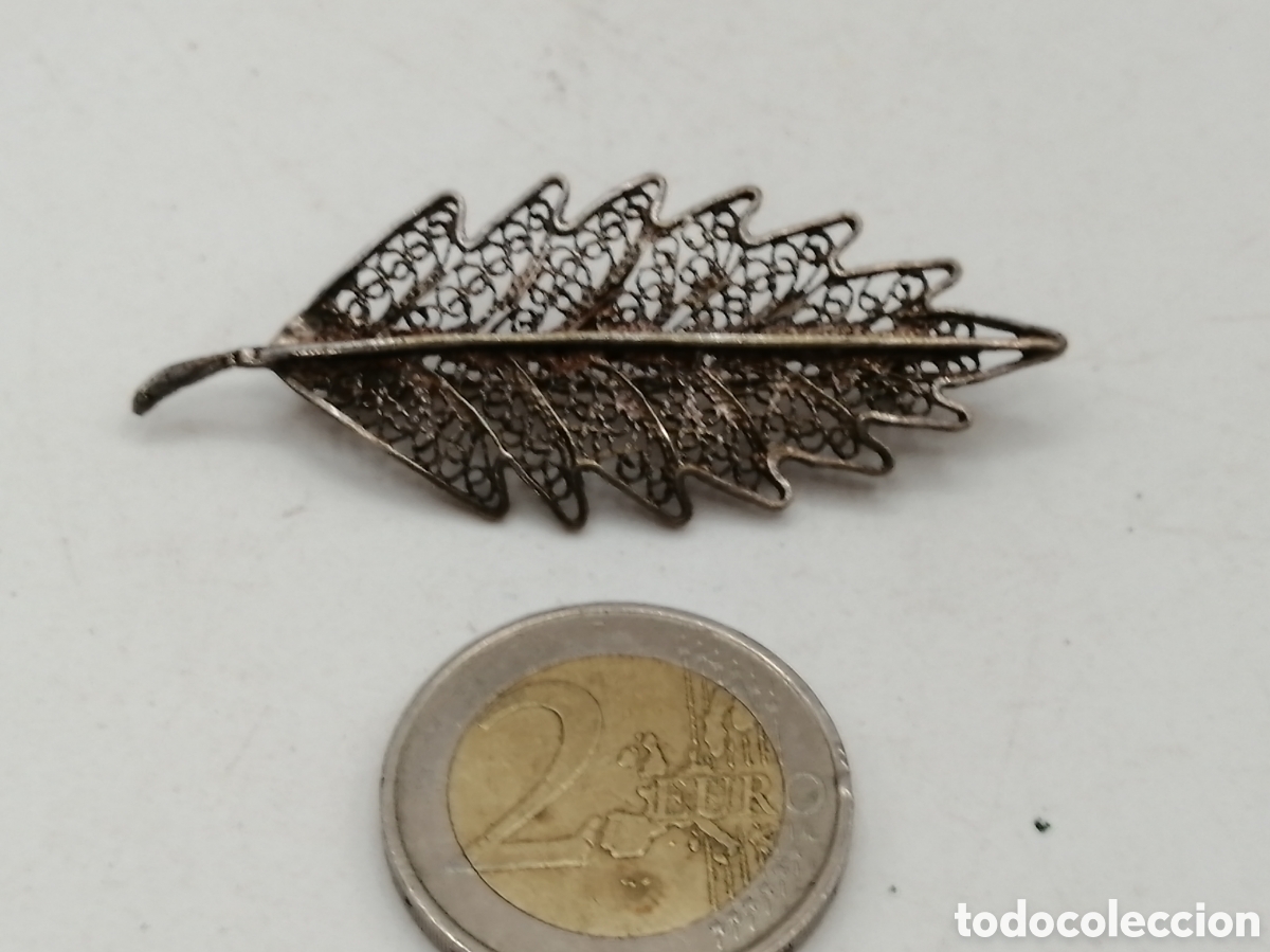 Joyeria: Broche filigrana metal plateado - Foto 5