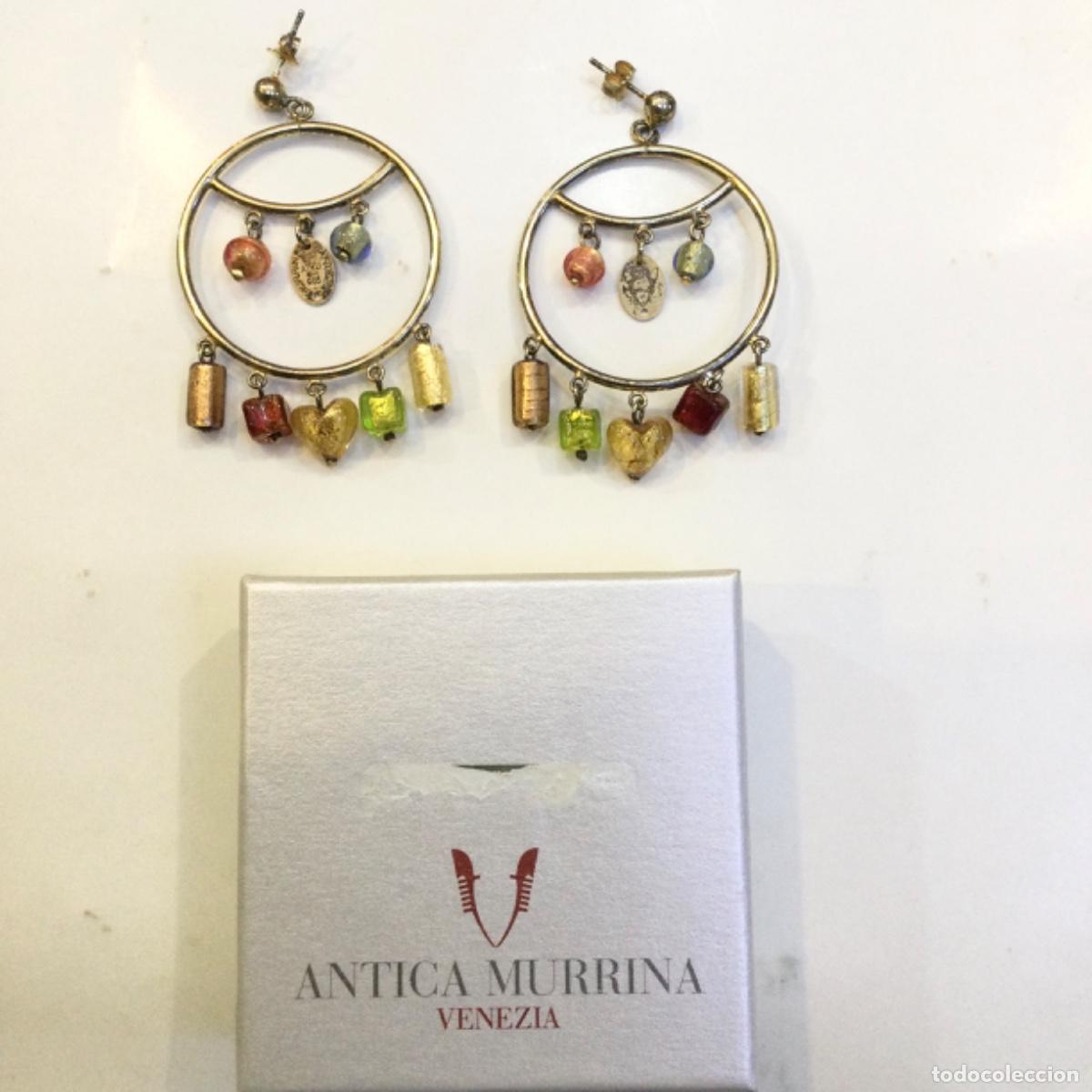 Joaillerie: Pendientes. Emily. Vidrio de Murano. Antica Murrina. Nuevos