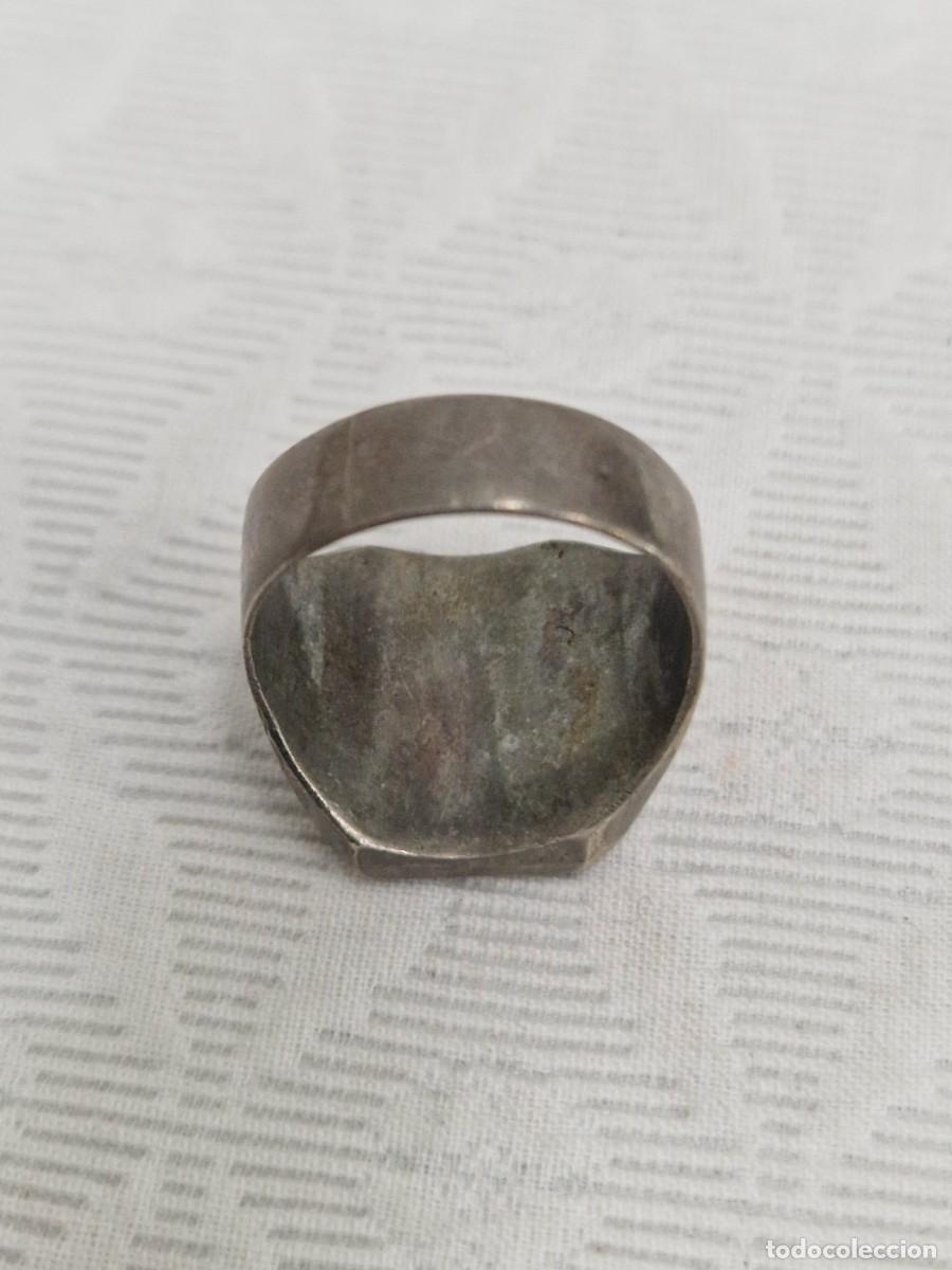 Joyeria: ANILLO DE PLATA CON PIERDA ONIX GRABADA - Foto 6