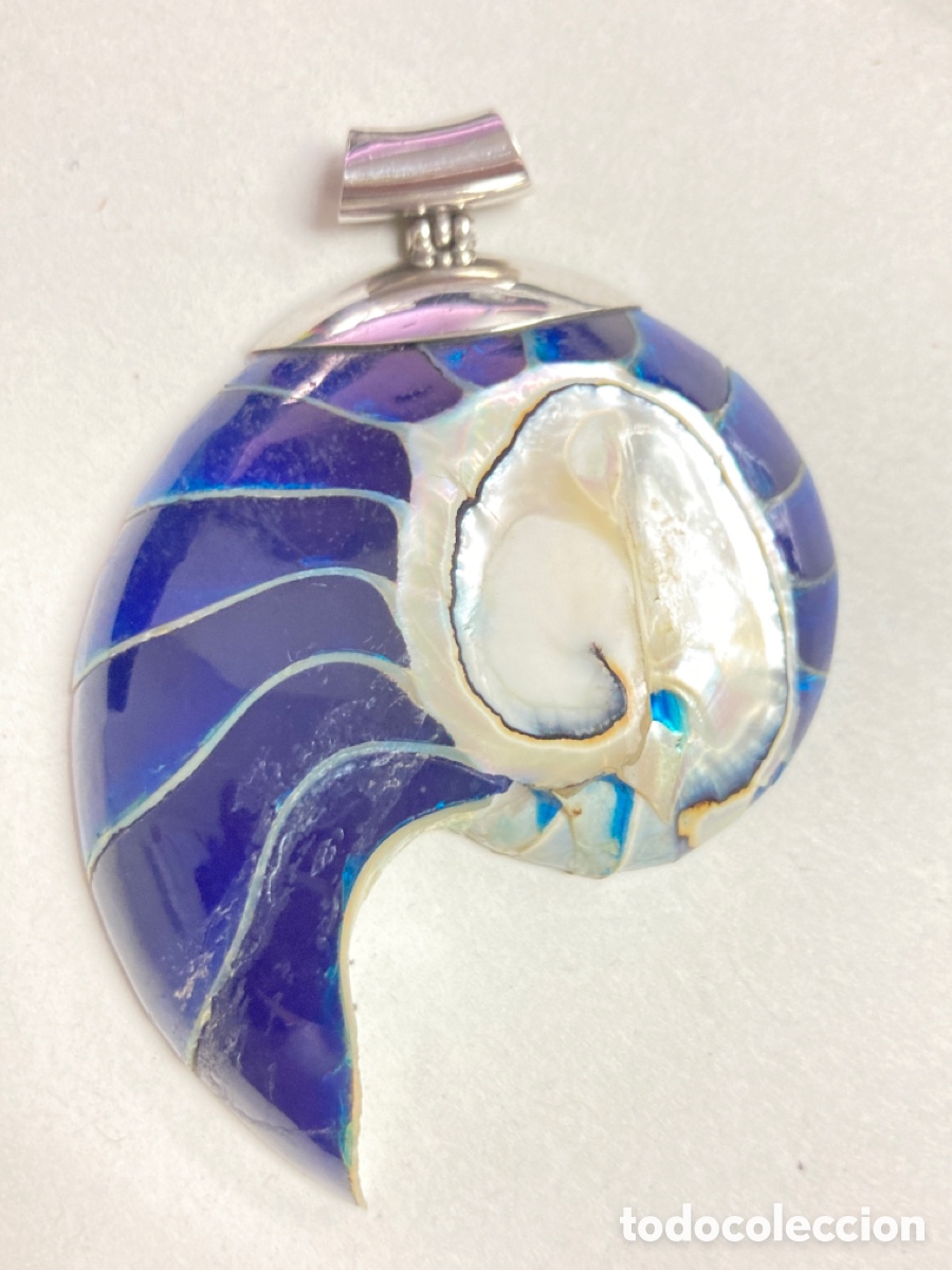 Joyeria: Colgante de plata y n&aacute;car /C10 - Foto 1