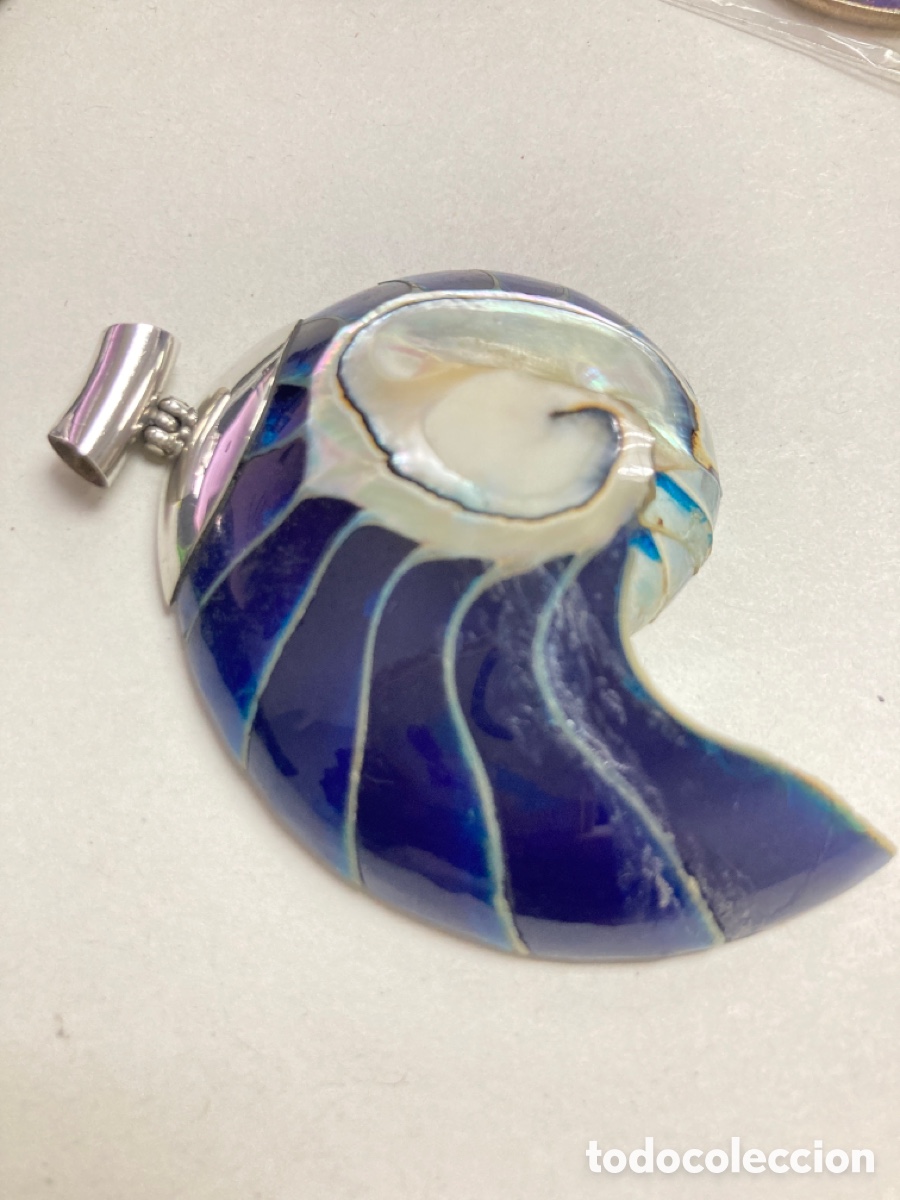 Joyeria: Colgante de plata y n&aacute;car /C10 - Foto 2
