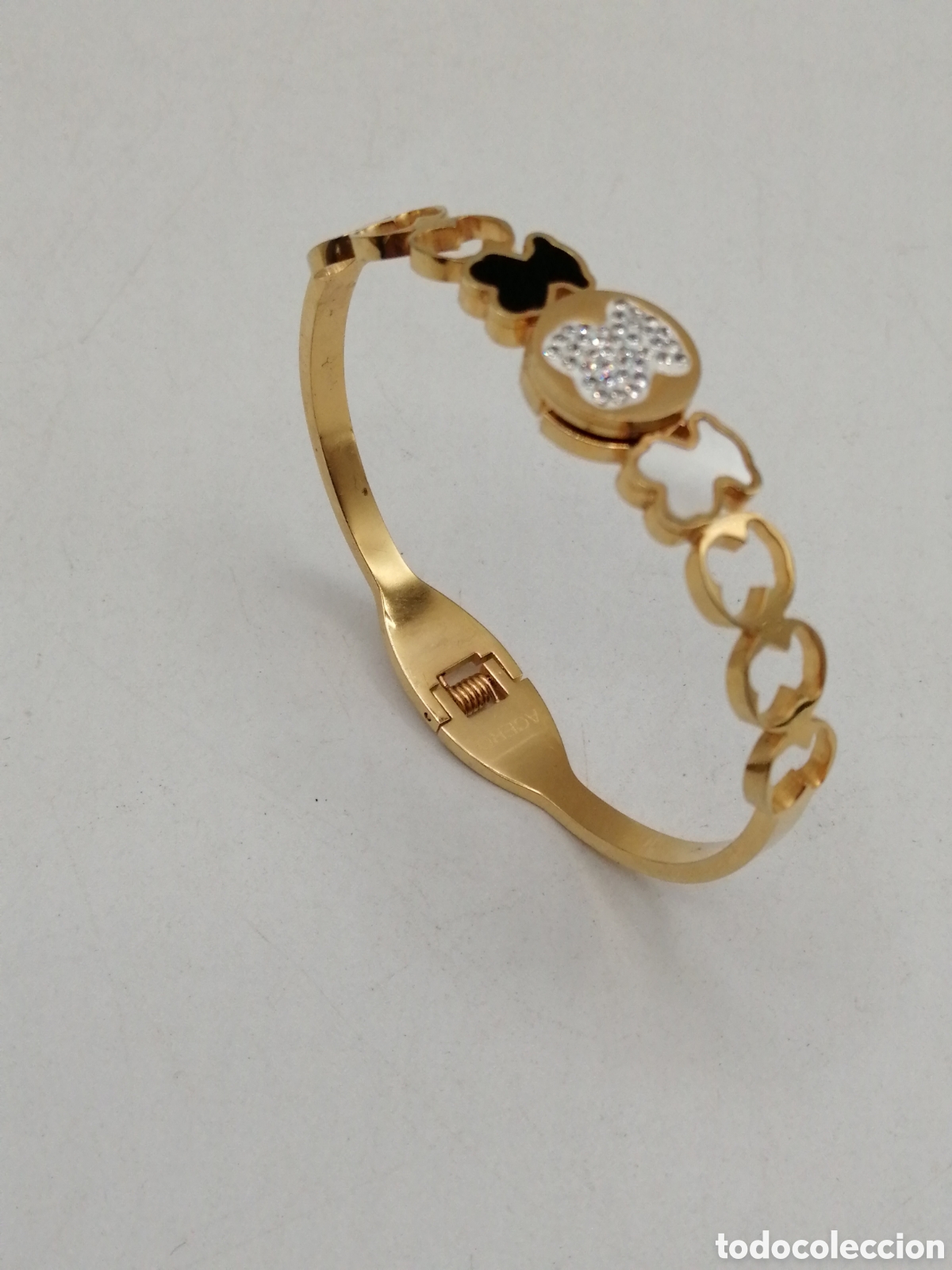 Joyeria: Pulsera brazalete acero dorado - Foto 2