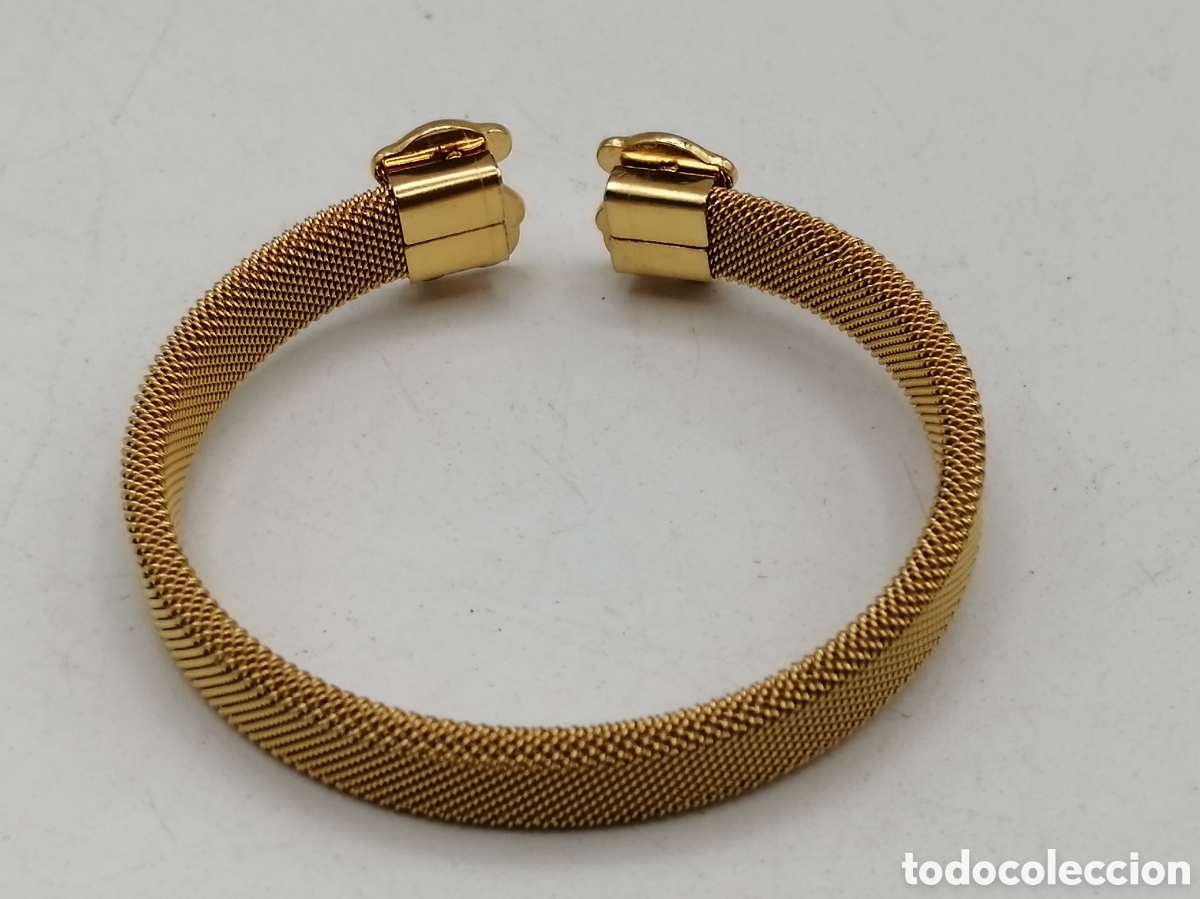 Joyeria: Pulsera brazalete acero dorado - Foto 4