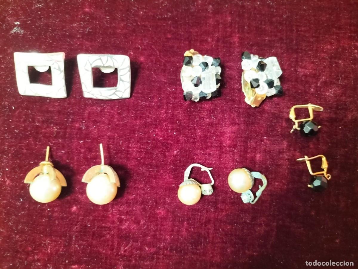 Joaillerie: Lote de conjunto de 5 pares de pendientes