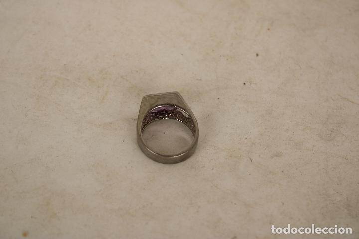 Joyeria: anillo plata de ley con piedra rosa - Foto 3