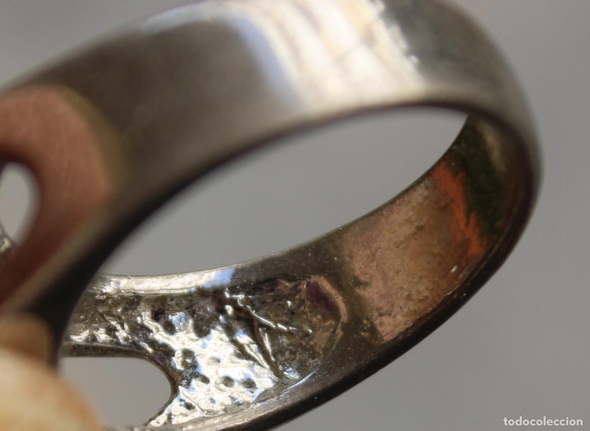 Joyeria: anillo plata de ley con piedra rosa - Foto 4