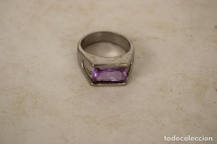 Joyeria: anillo plata de ley con piedra rosa - Foto 1