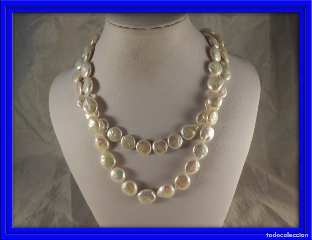 Joyeria: COLLAR DE PERLAS DE NACAR DE DOS VUELTAS LARGO 84 CM. - Foto 1