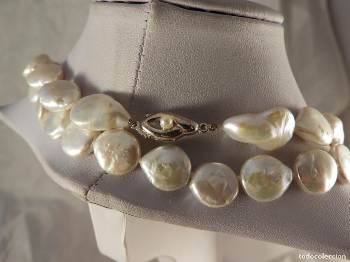 Joyeria: COLLAR DE PERLAS DE NACAR DE DOS VUELTAS LARGO 84 CM. - Foto 5