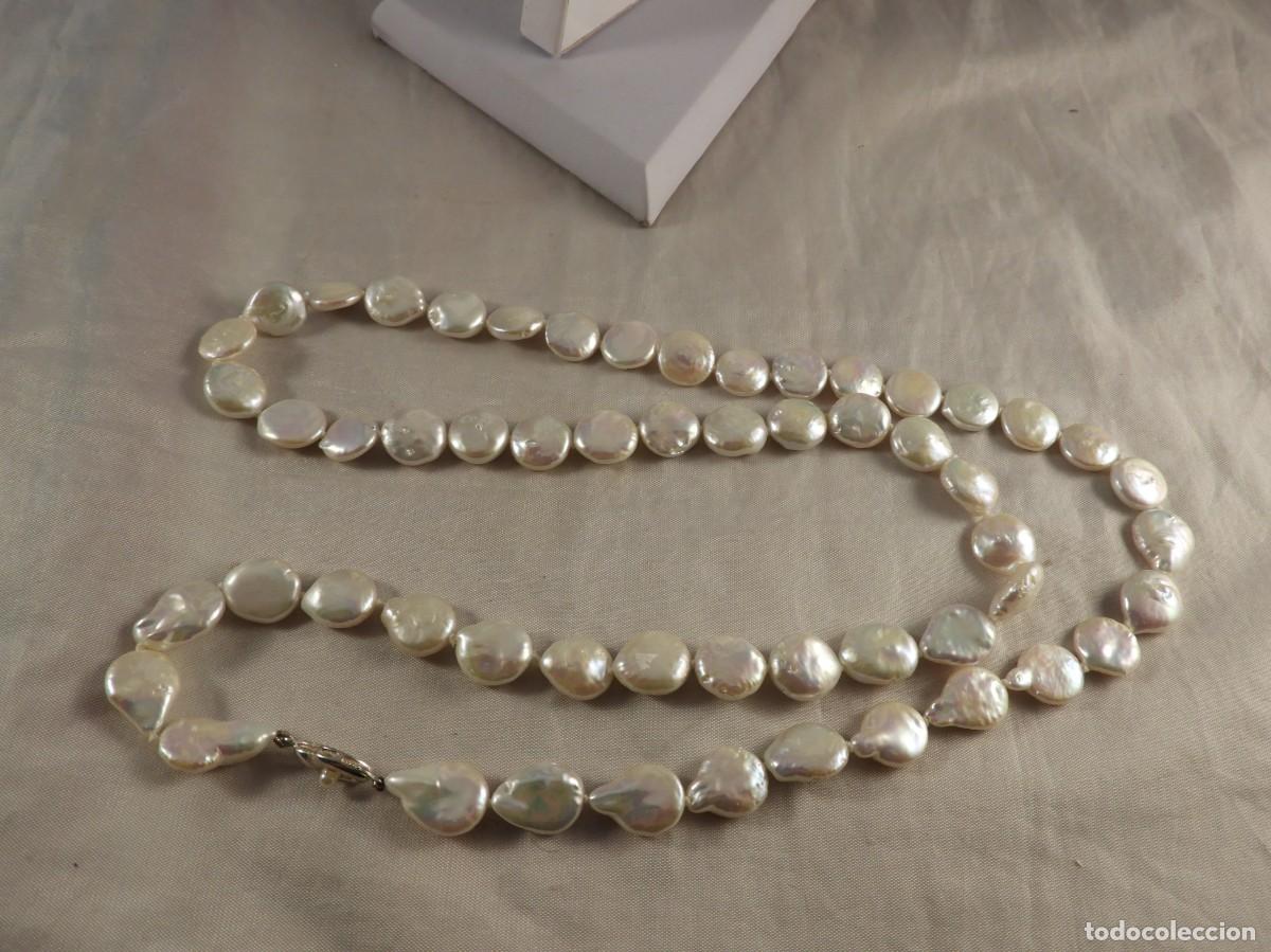Joyeria: COLLAR DE PERLAS DE NACAR DE DOS VUELTAS LARGO 84 CM. - Foto 6