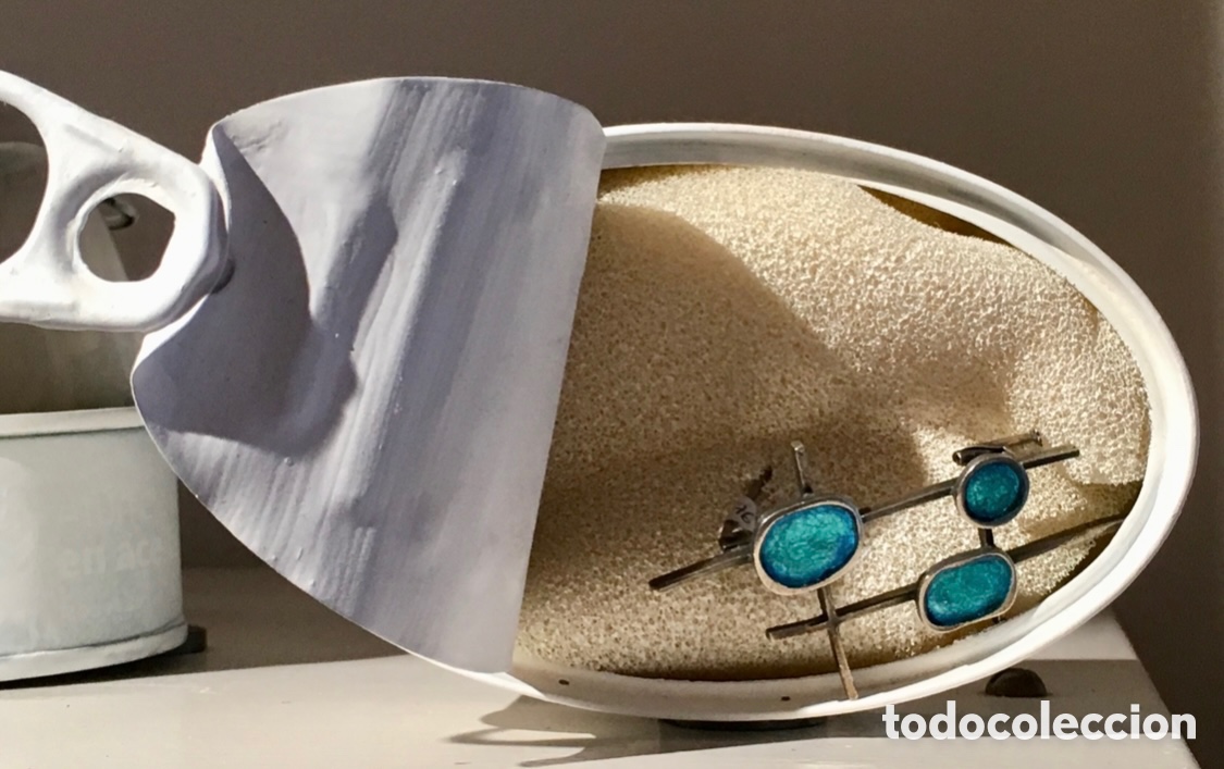 Joyeria: Broche. Plata de Ley 916. A&ntilde;os 80. - Foto 1