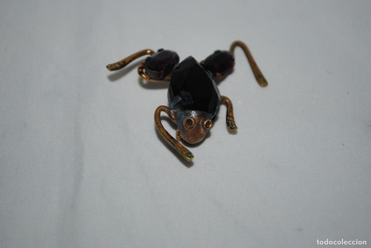 Joyeria: BROCHE ANTIGUO EN FORMA DE RANA . - Foto 4