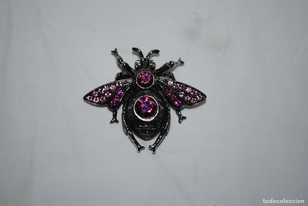 Joyeria: BROCHE ANTIGUO , EN FORMA DE MOSCARDON . - Foto 1