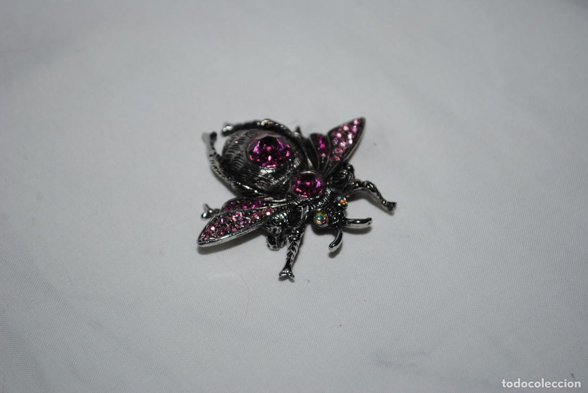 Joyeria: BROCHE ANTIGUO , EN FORMA DE MOSCARDON . - Foto 3